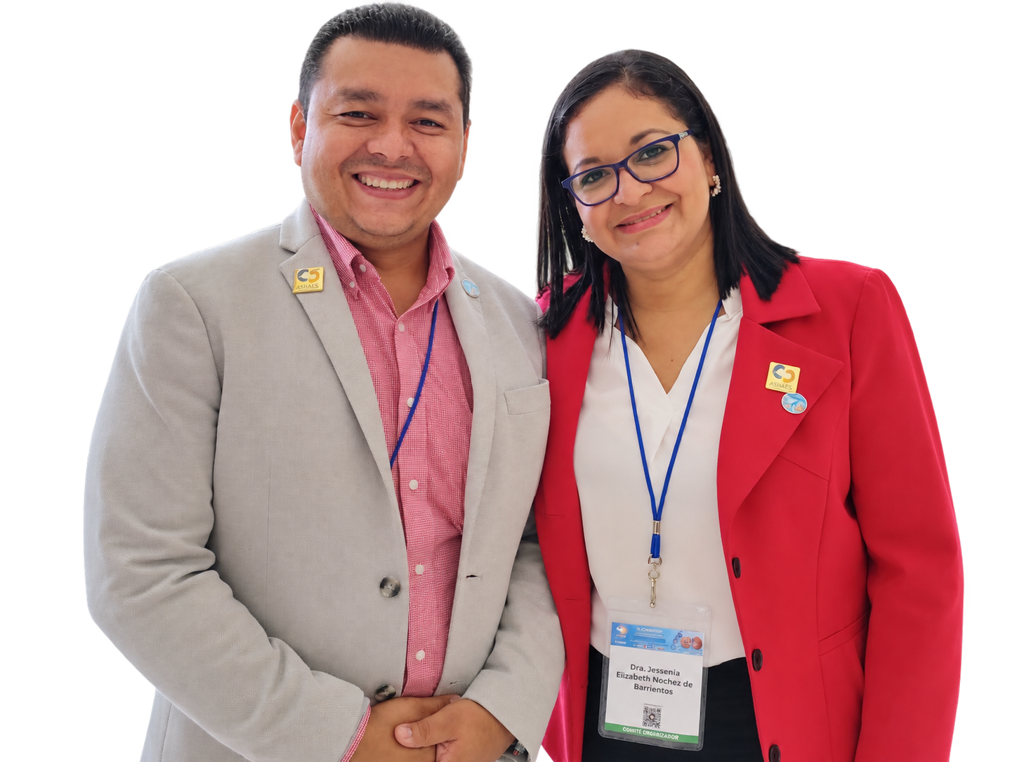 Equipo médico de RENAMEDIC, Dra. Nochez y Dr. Barrientos